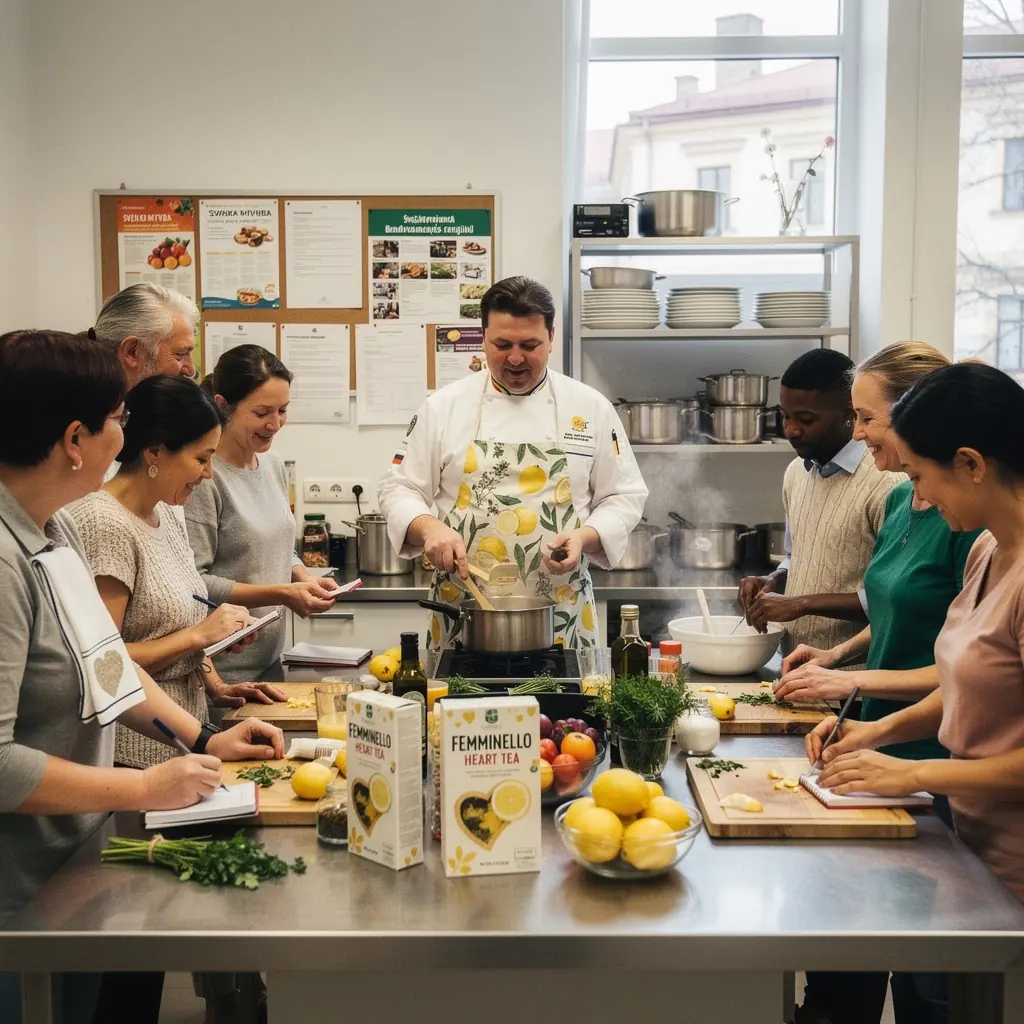Arbatos lapeliai, simbolizuojantys Italijos tradicijas ir širdies sveikatą
