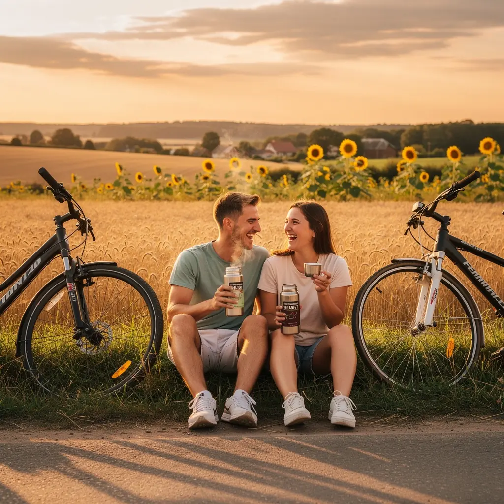 Sicilijos citrinų sodas, kuriame auga šviežios žolelės, naudojamos arbatai.